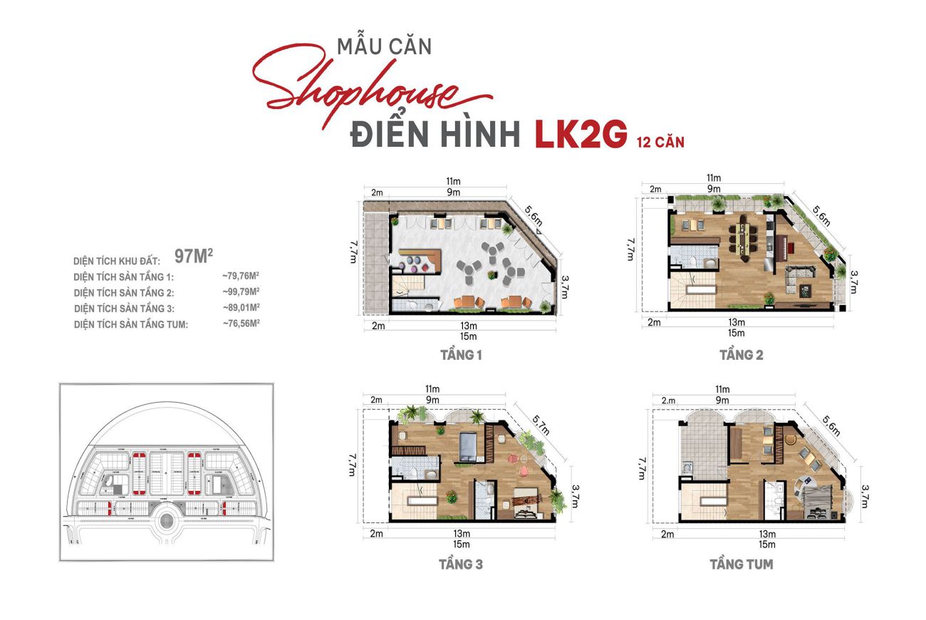 Thiết kế nhà phố New Vegas Hà Tiên