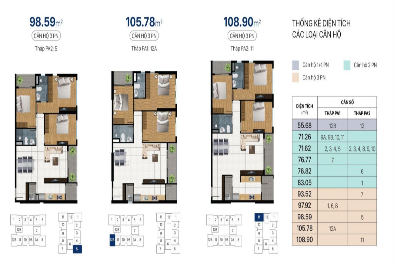 Mặt bằng The Park Avenue
