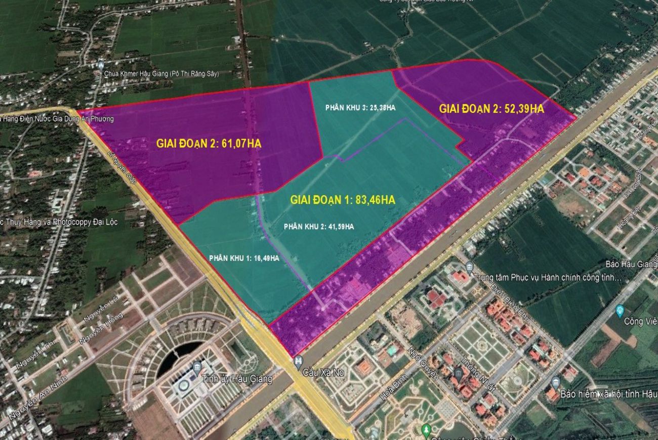 Vị trí chiến lược DIC Victory City Hậu Giang