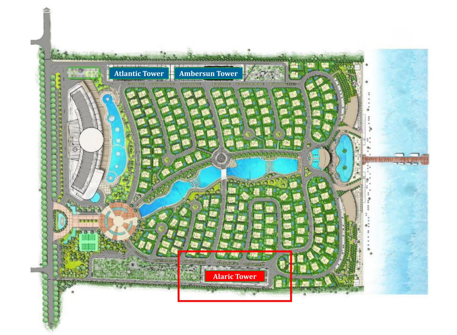 Mặt bằng tổng thể dự án Alaric Tower Vũng Tàu