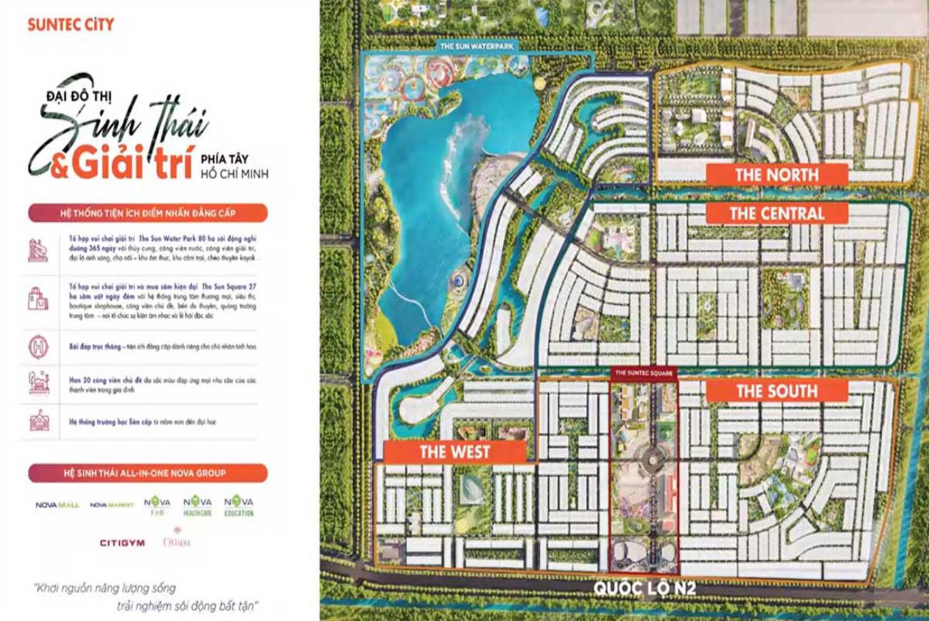 Mặt bằng Suntec City Long An