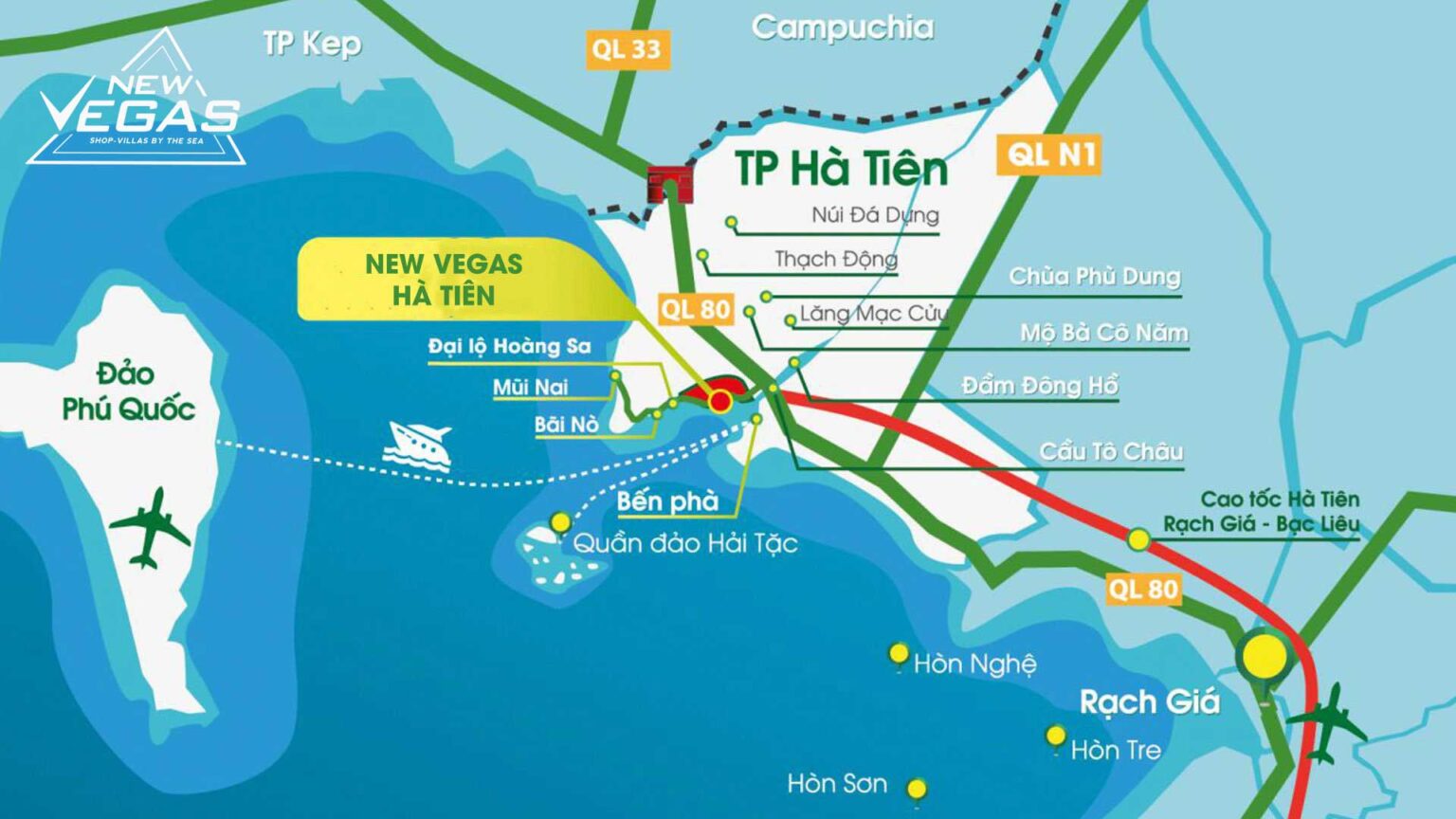 Tiện ích đẳng cấp của Khu dân cư New Vegas Hà Tiên