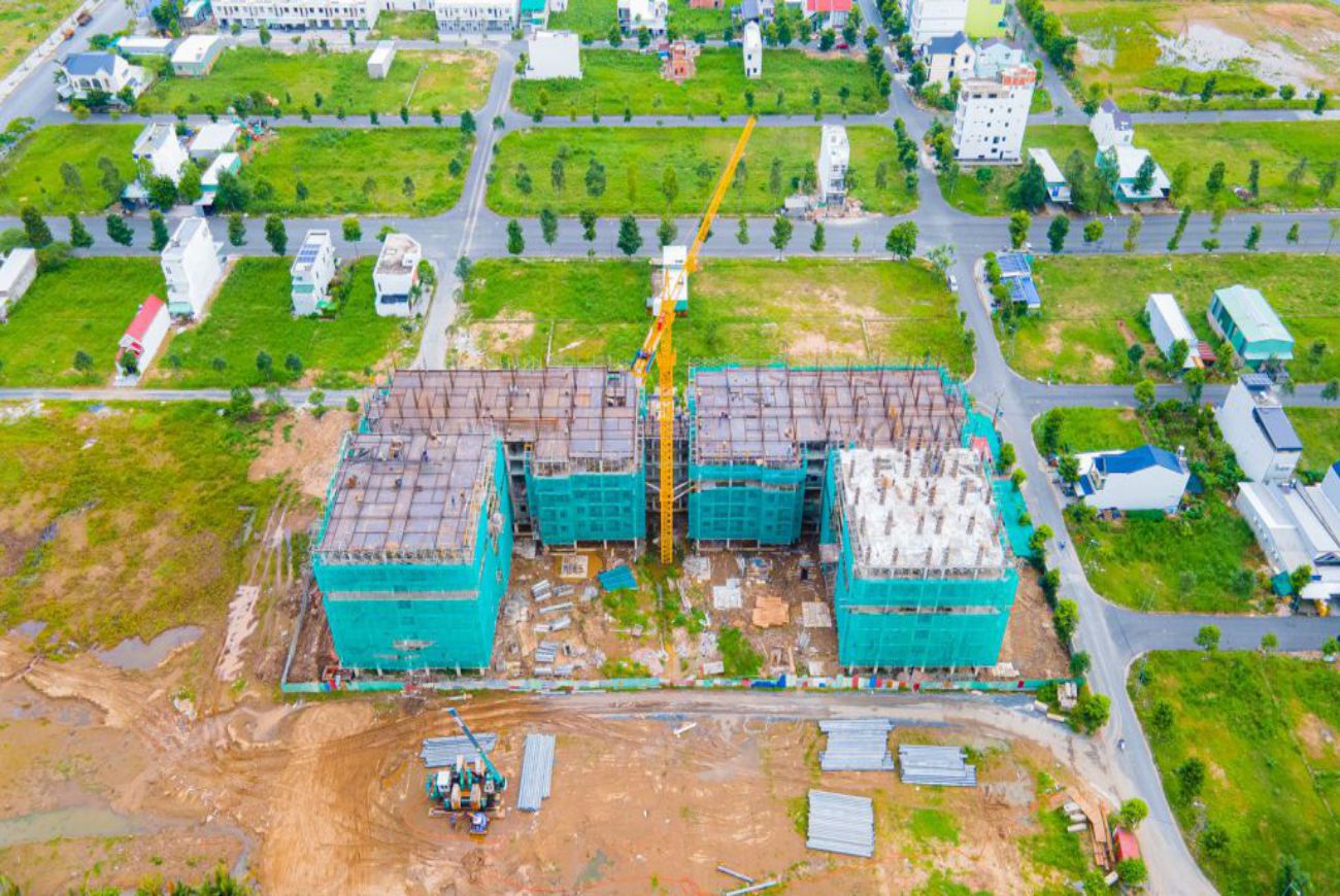 Tiến độ xây dựng khu dân cư Chung Cư Hồng Loan