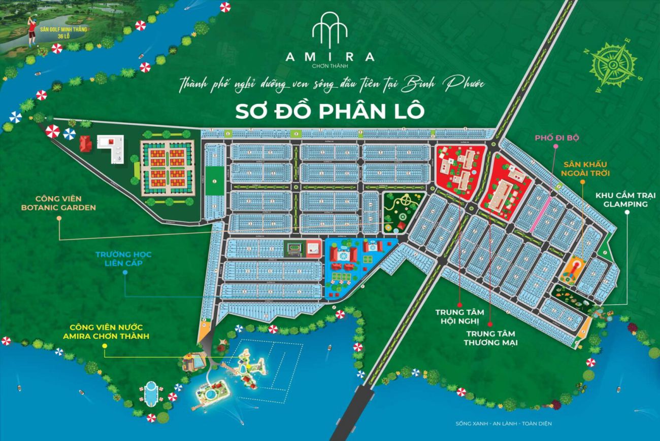 Mặt bằng Amira Chơn Thành