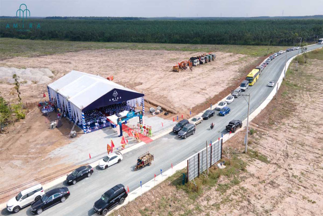 Tiến độ xây dựng khu dân cư Amira Chơn Thành