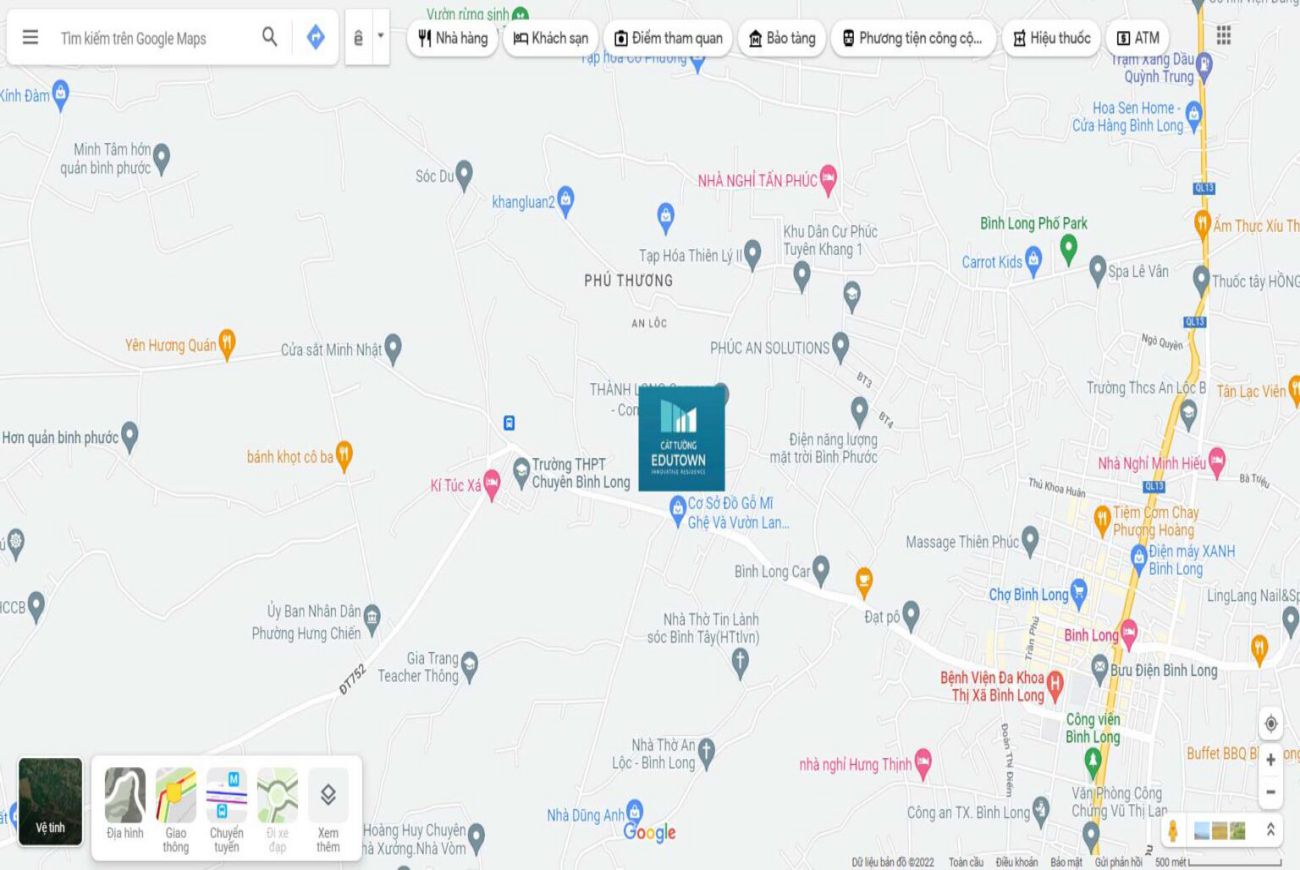 Vị trí chiến lược Cát Tường Edu Town