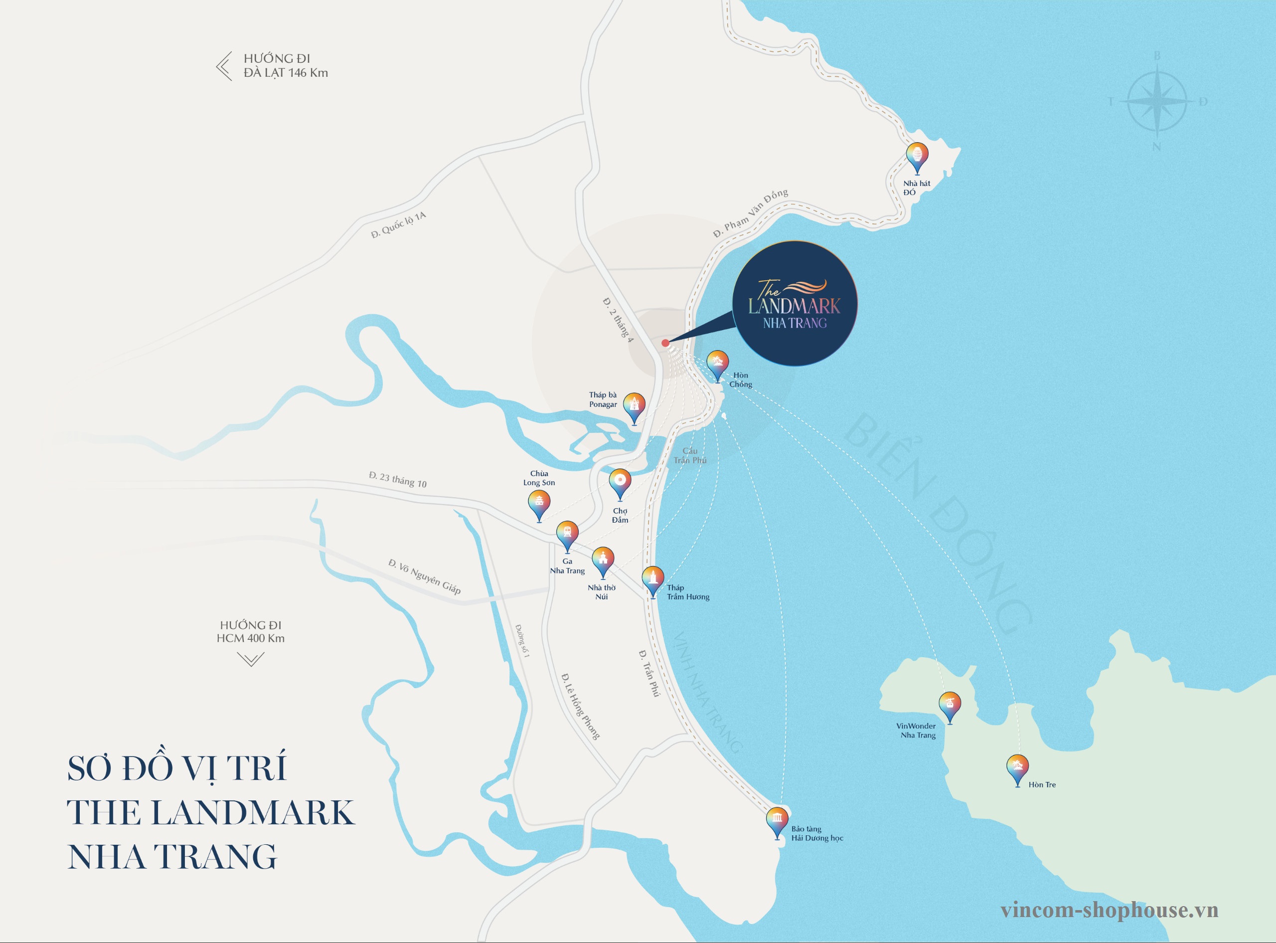 Vị trí chính xác và chiến lượt của Căn Hộ The Landmark Nha Trang 