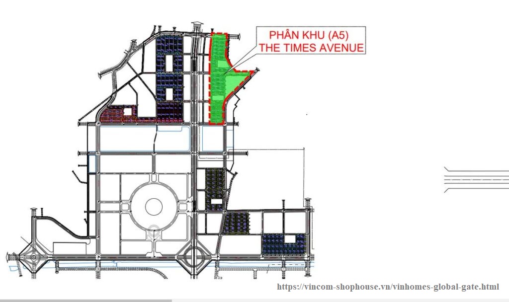 Thiết Kế Phân Khu Times Avenue Vinhomes Global Gate