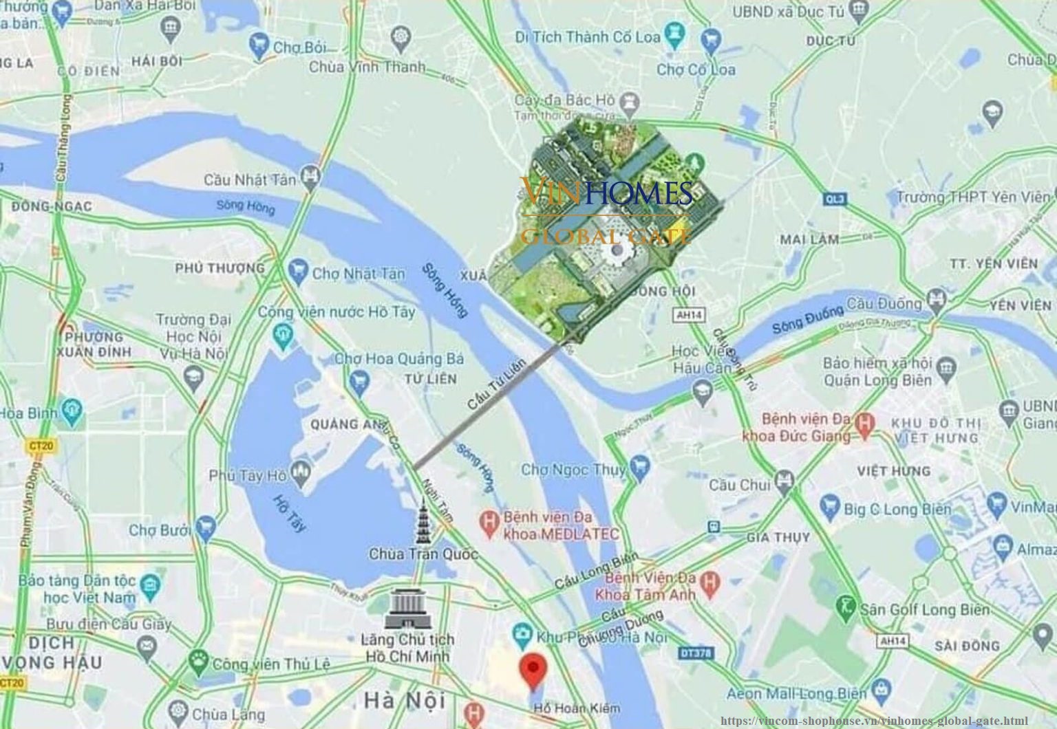 Vị Trí Vinhomes Global Gate