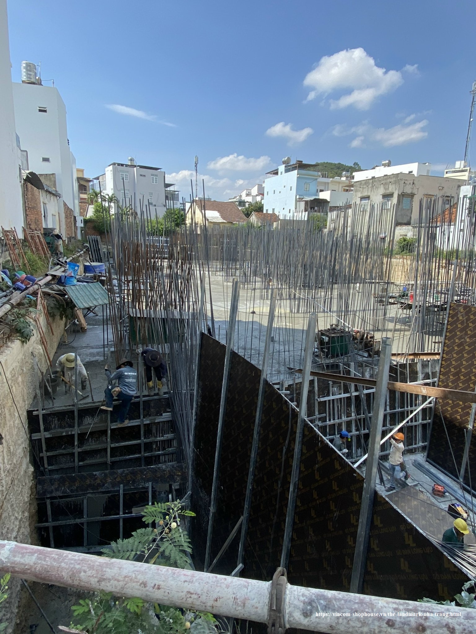 Toàn cảnh tiến độ xây dựng 05/2024 The Landmark Nha Trang