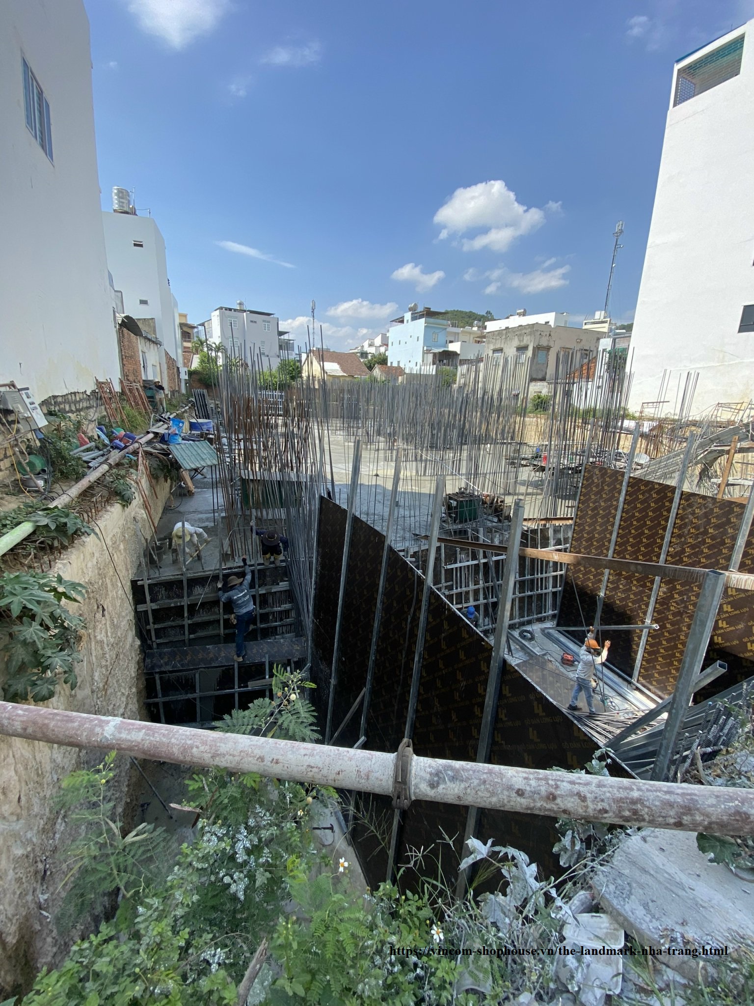 Toàn cảnh tiến độ xây dựng 05/2024 The Landmark Nha Trang