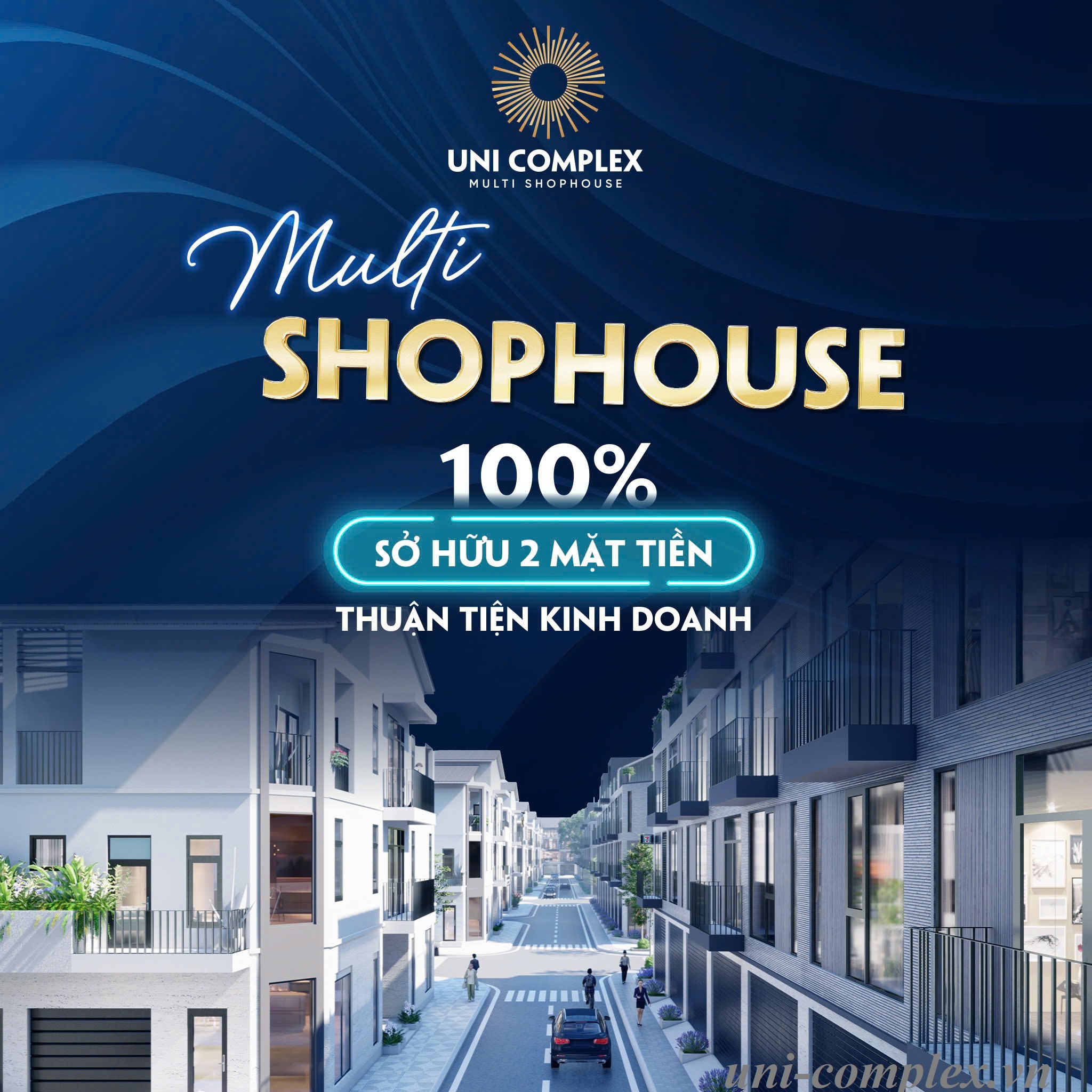 Thiết kế Dự Án Uni Complex Bình Dương