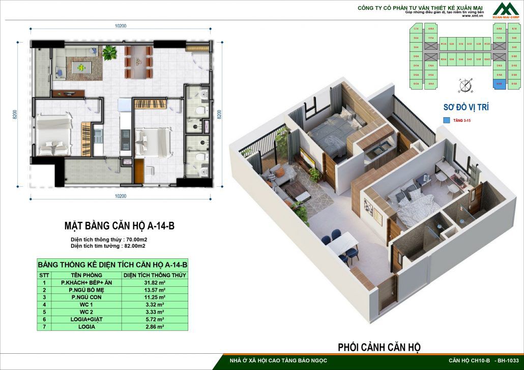 Thiết Kế Chi Tiết Nhà Ở Xã Hội IEC Bảo Ngọc Long Biên