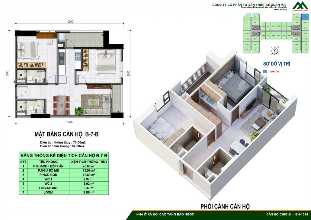 Thiết Kế Chi Tiết Nhà Ở Xã Hội IEC Bảo Ngọc Long Biên