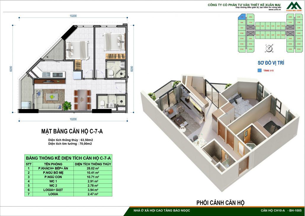 Thiết Kế Chi Tiết Nhà Ở Xã Hội IEC Bảo Ngọc Long Biên