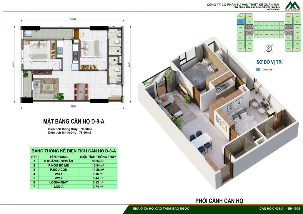 Thiết Kế Chi Tiết Nhà Ở Xã Hội IEC Bảo Ngọc Long Biên