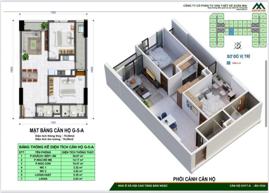 Thiết Kế Chi Tiết Nhà Ở Xã Hội IEC Bảo Ngọc Long Biên
