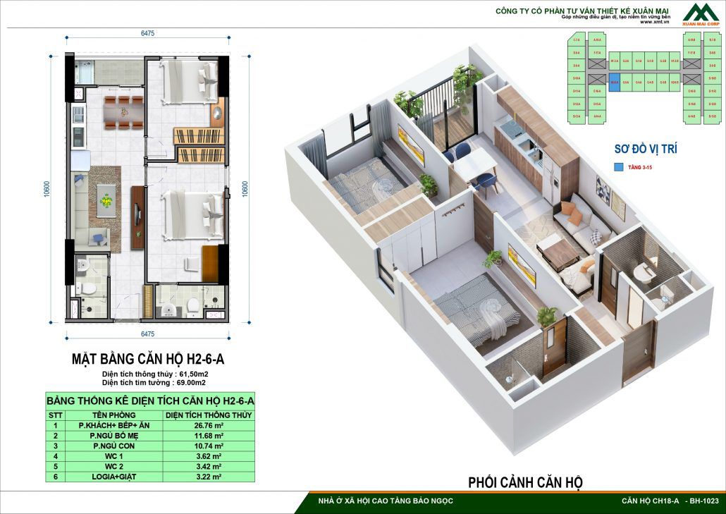 Thiết Kế Chi Tiết Nhà Ở Xã Hội IEC Bảo Ngọc Long Biên