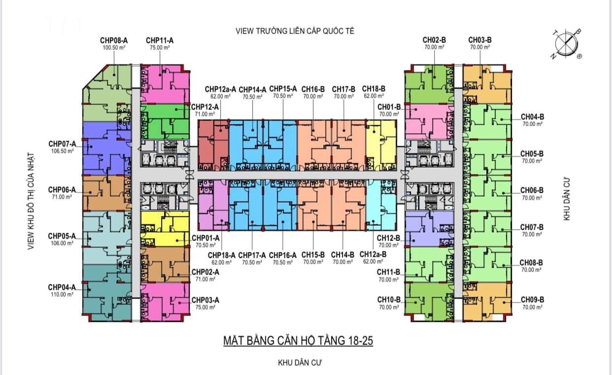 Mặt Bằng Nhà Ở Xã Hội IEC Bảo Ngọc Long Biên