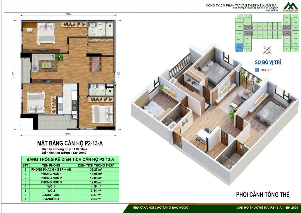 Thiết Kế Chi Tiết Nhà Ở Xã Hội IEC Bảo Ngọc Long Biên