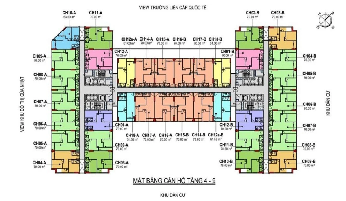 Mặt Bằng Nhà Ở Xã Hội IEC Bảo Ngọc Long Biên