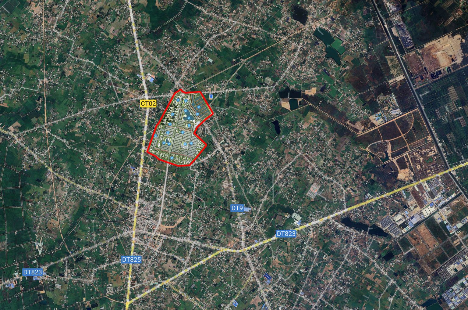 Vị trí chiến lược và đắc địa tại  Vinhomes Urban Lake