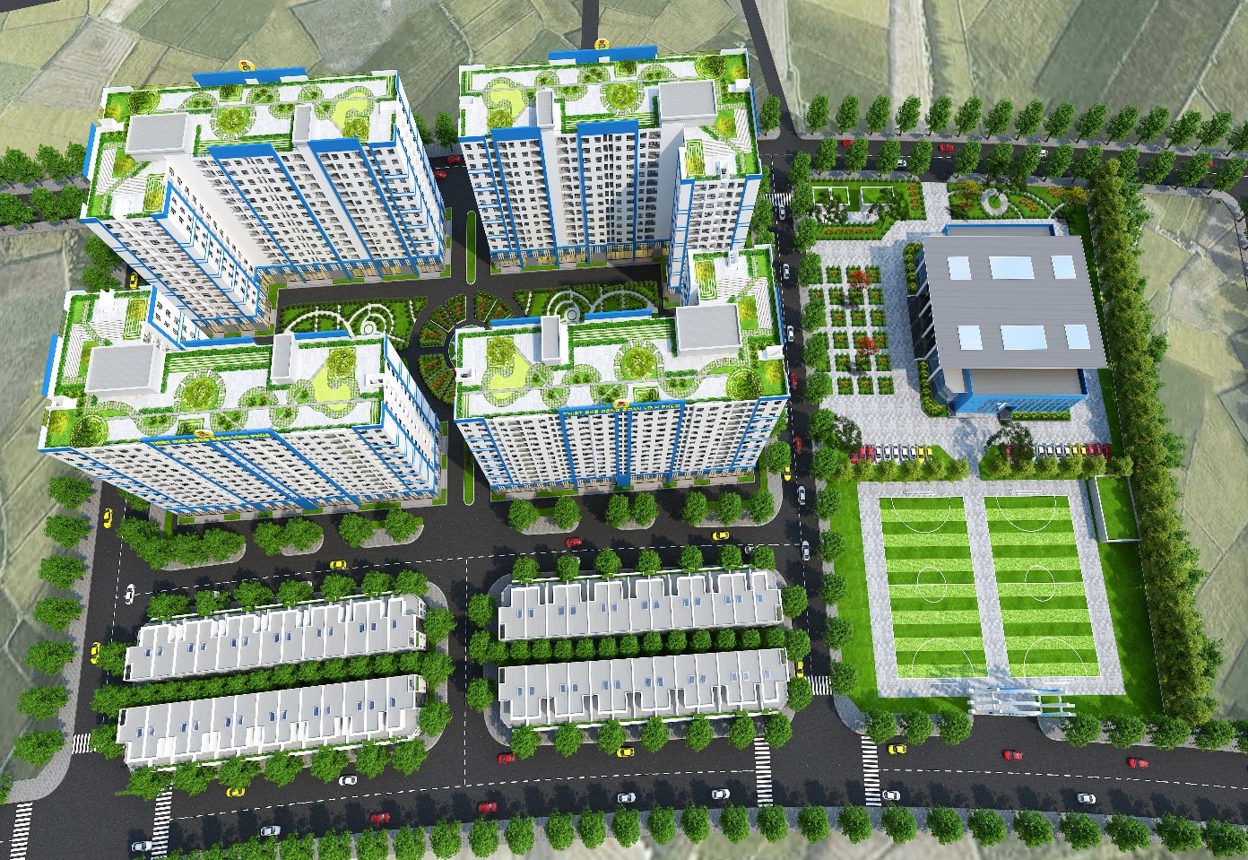 Mặt Bằng Nhà Ở Xã Hội Khu Thiết Chế Công Đoàn Vĩnh Phúc