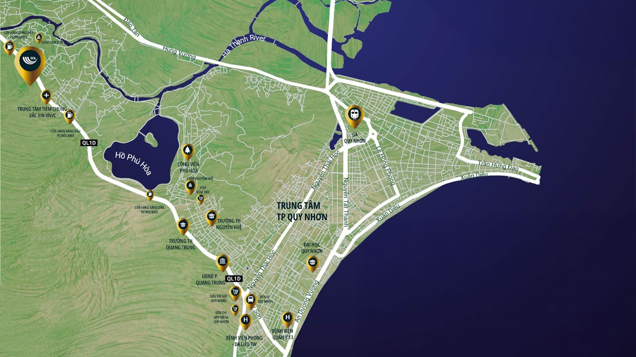 vi tri solrise quy nhon