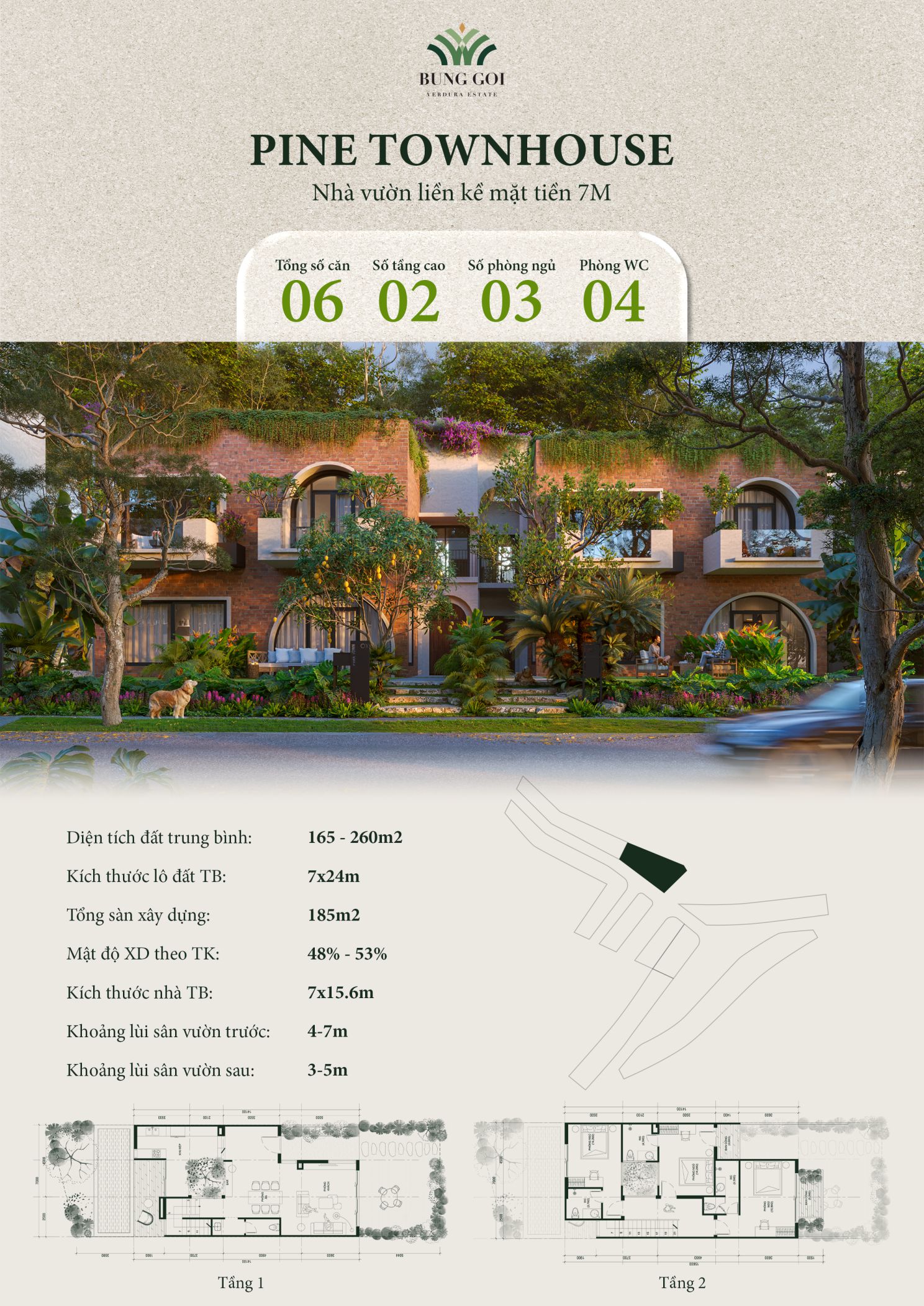 Thiết kế Búng Gội Verdura Estate