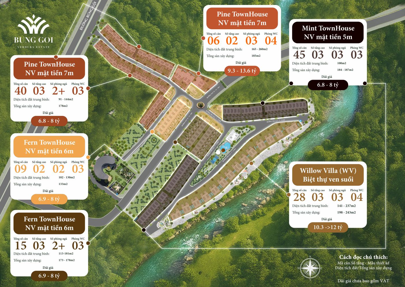 Thiết kế Búng Gội Verdura Estate