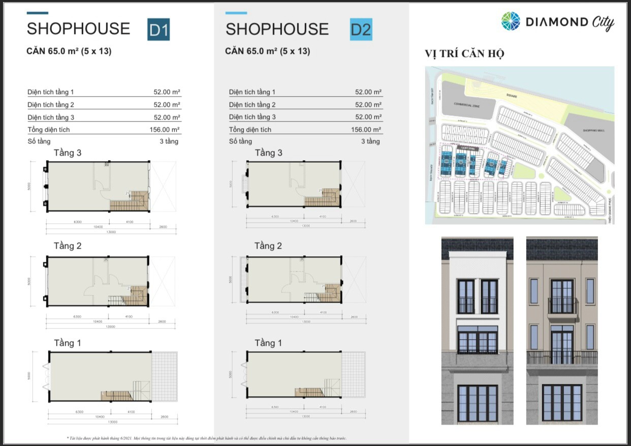 Thiết kế chi tiết Diamond City Long Xuyên An Giang