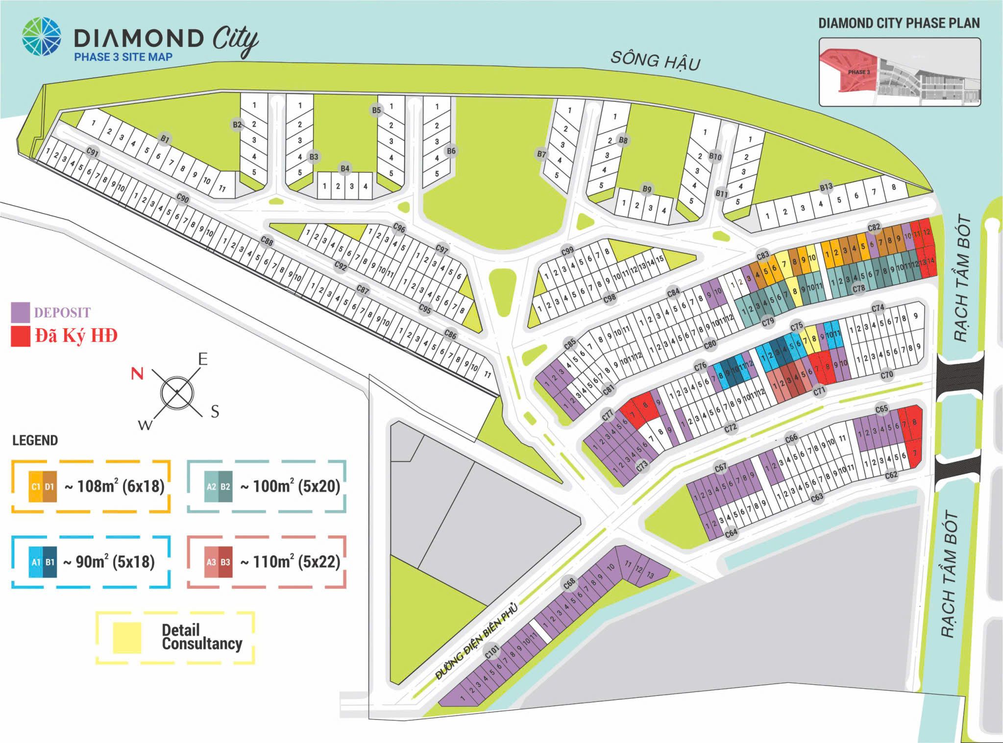 Mặt bằng Mekong District Long Xuyên An Giang